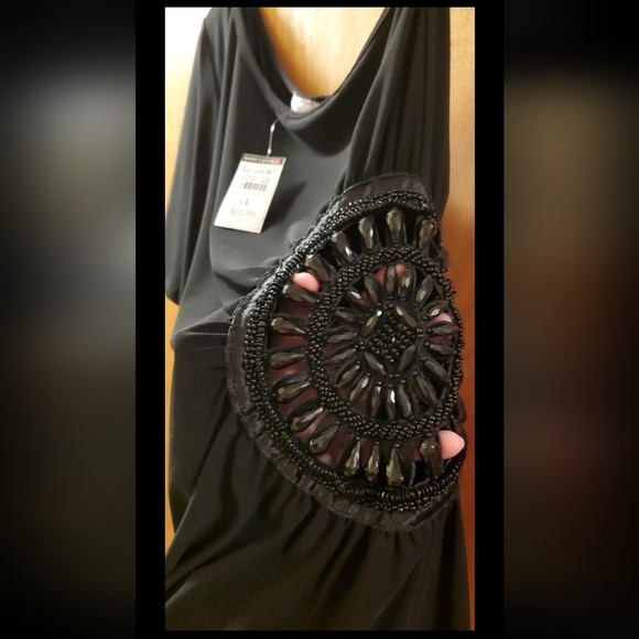 Body Central Lipstick One Shoulder Stretch Top Pullover - Picture 5 of 5